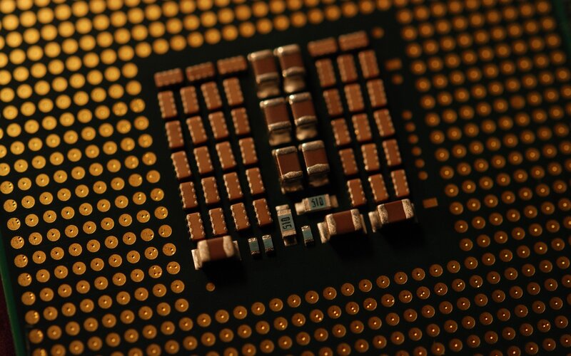 CPU with Solder Balls