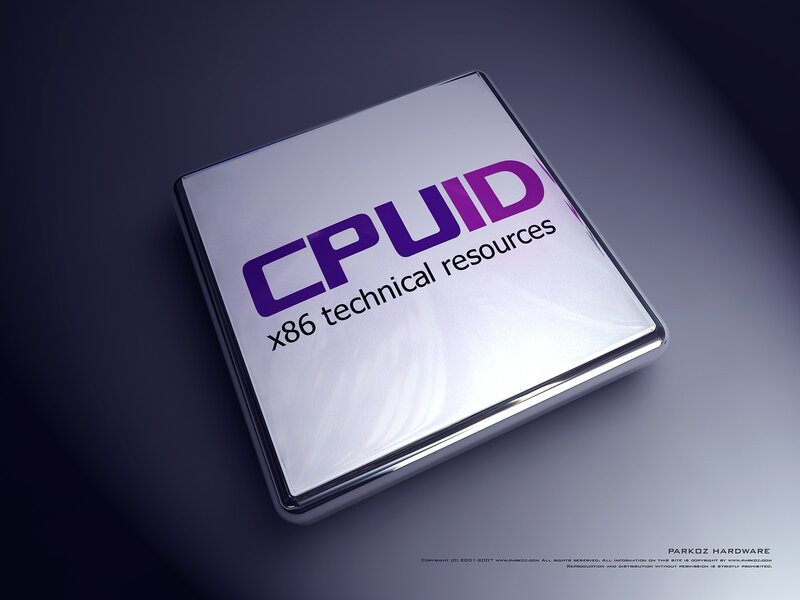 CPUID Logo on Chip