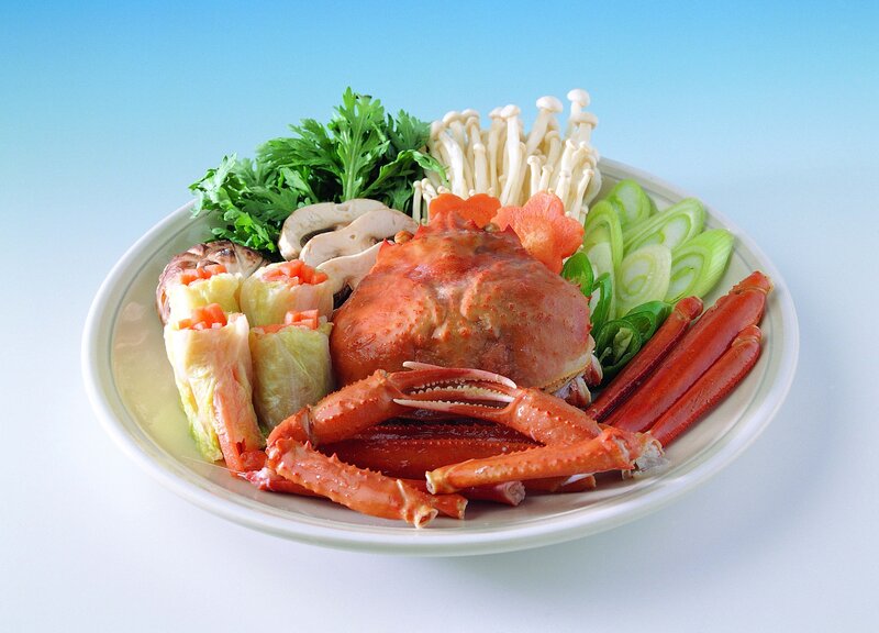 Crab and Vegetables
