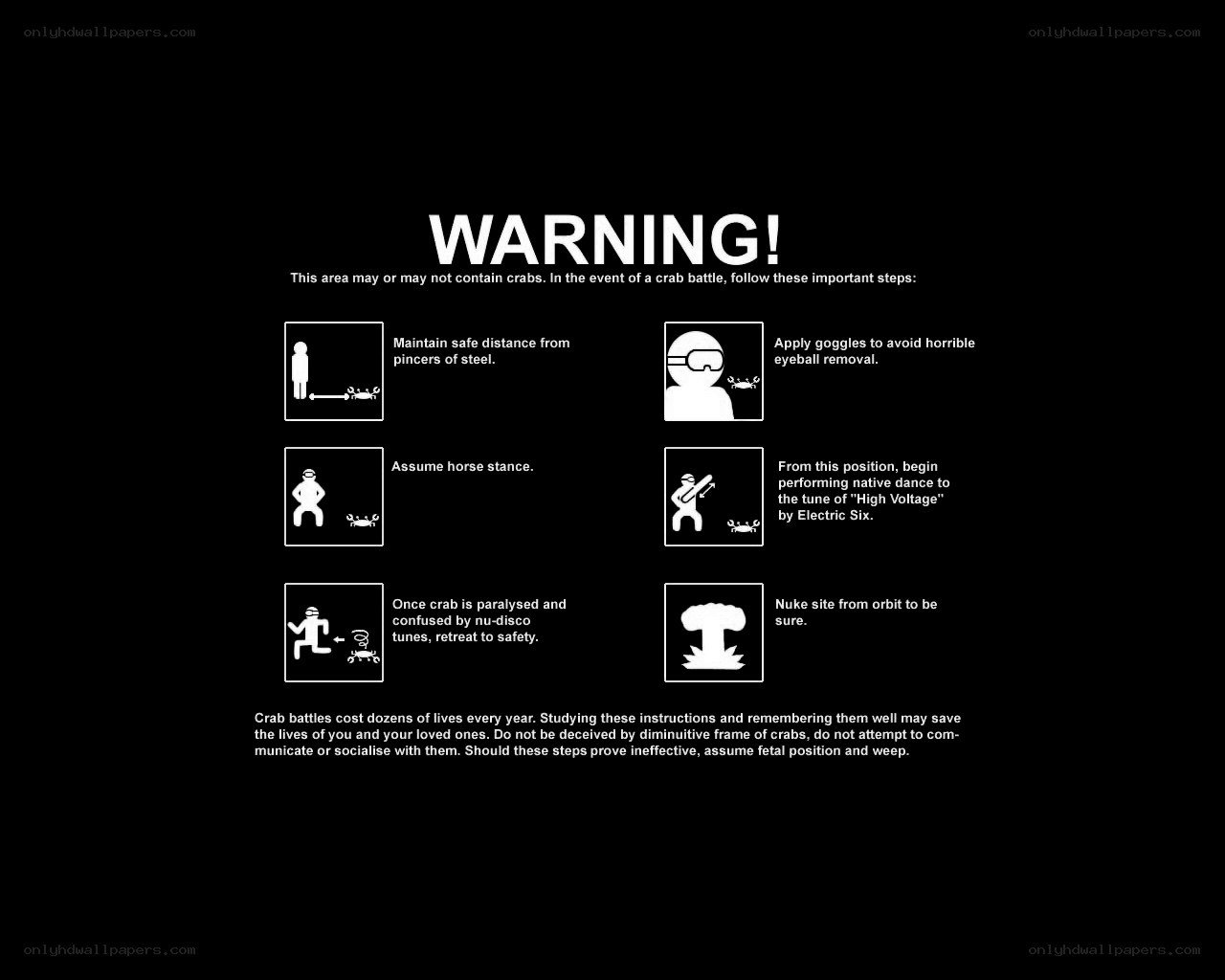 Crab battle safety guide