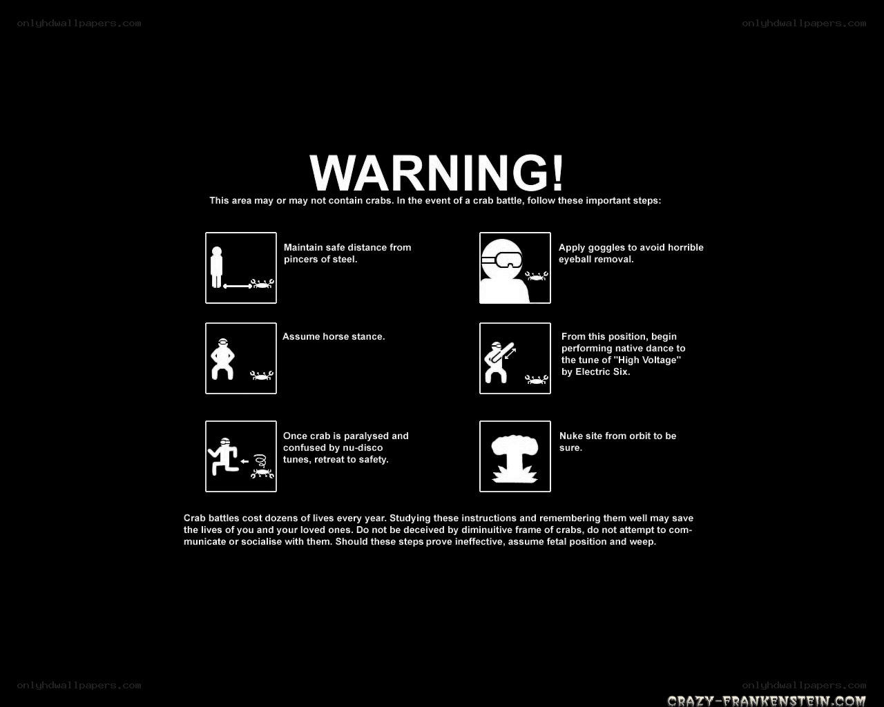 Crab battle safety guide