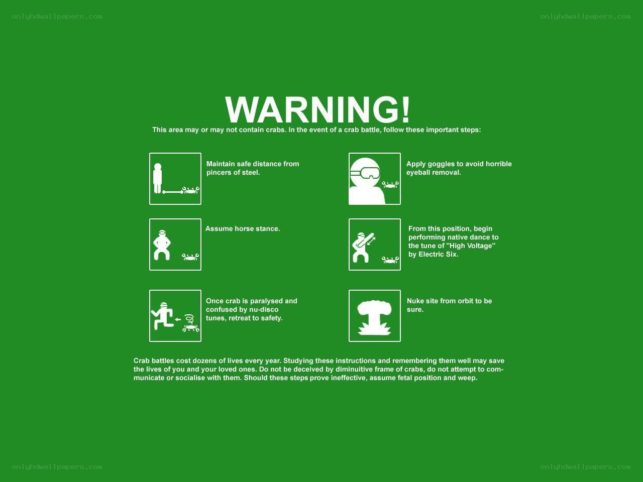 Crab battle safety guide