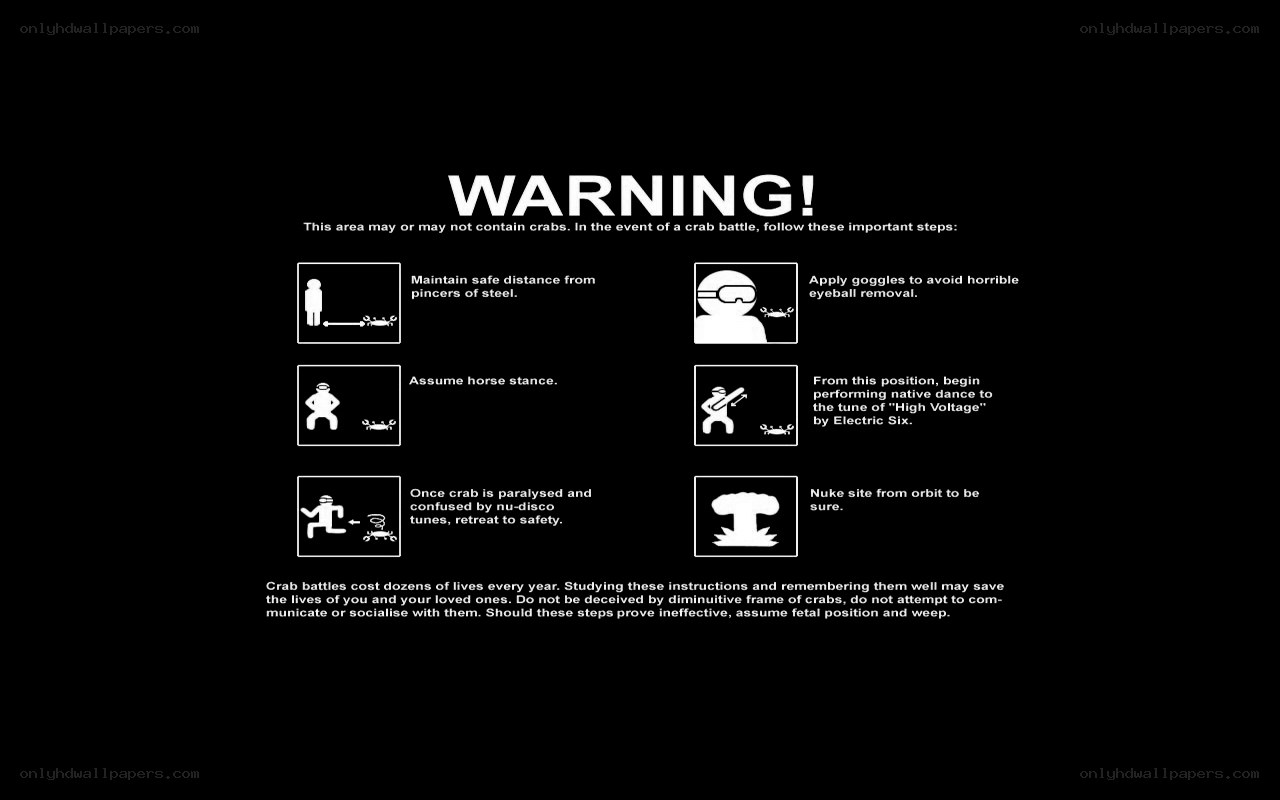 Crab battle safety guide