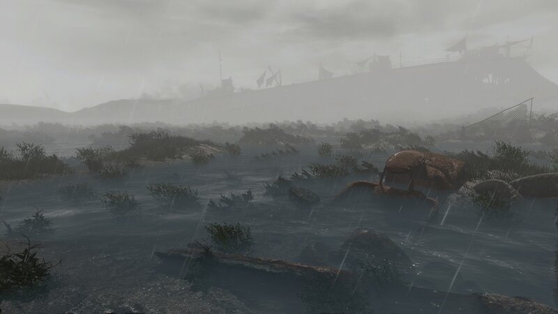 Crab in Shallow Water — Gray