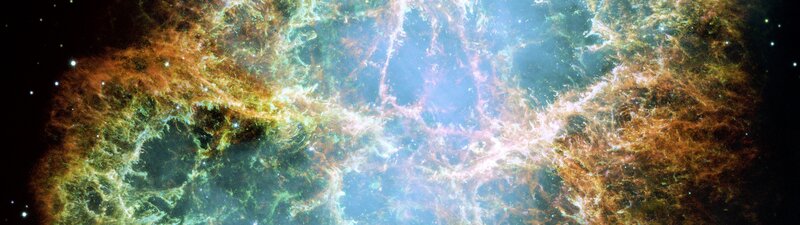 Crab Nebula — Blue, Cosmic, Photograph