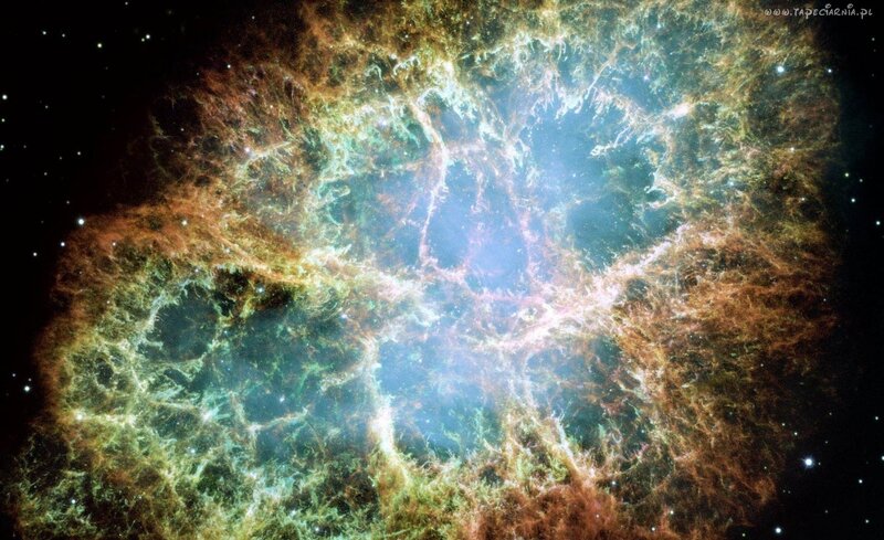 Crab Nebula — Blue