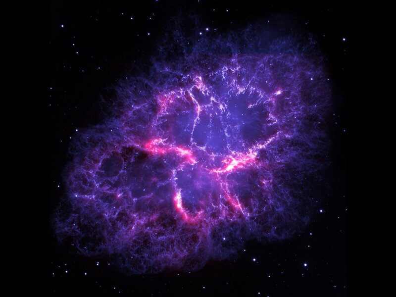 Crab Nebula — Purple