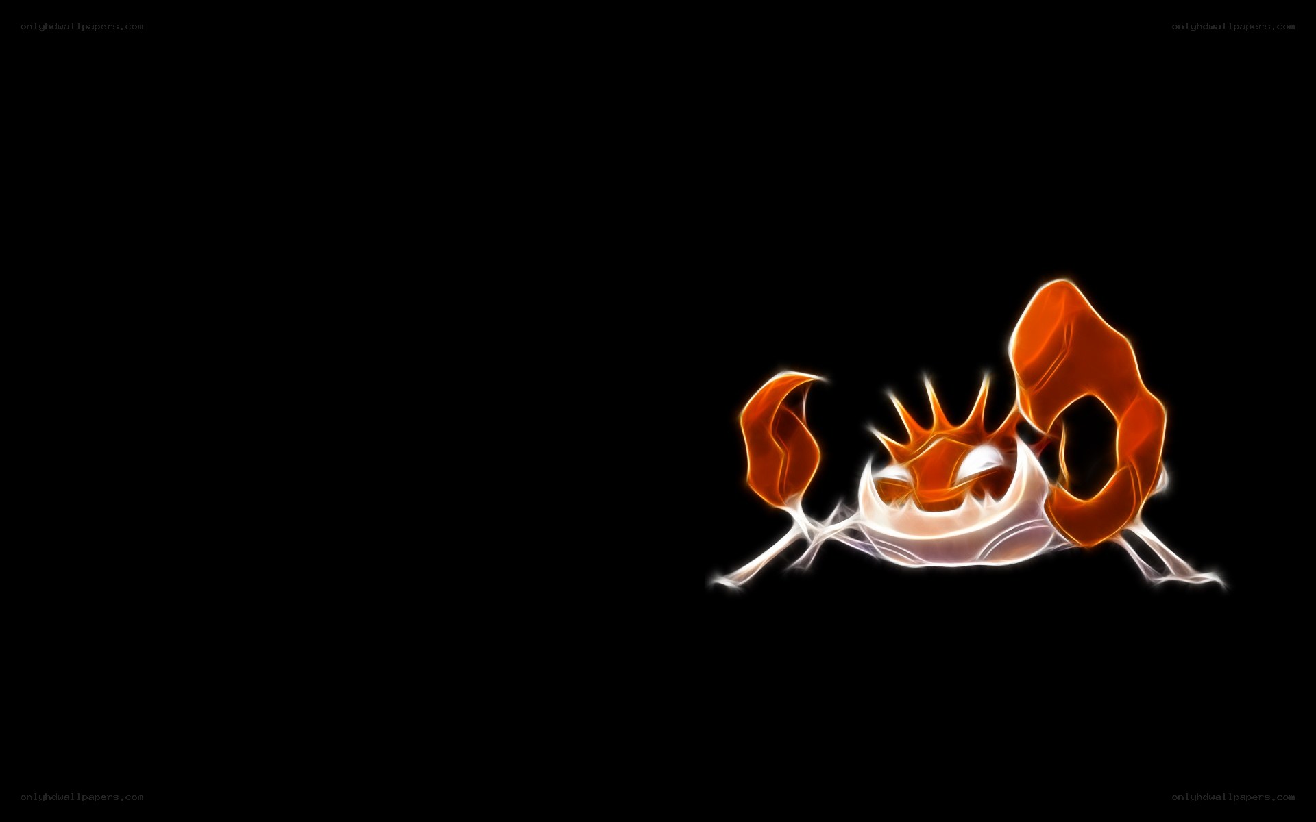 Crab Pokémon glowing effect
