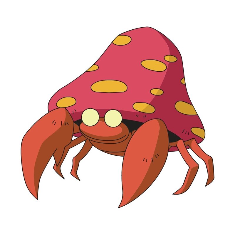 Crab Pokémon with shell