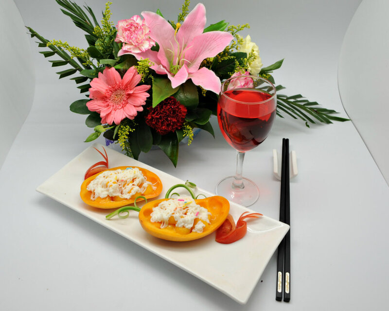 Crab Salad in Tomato Cups