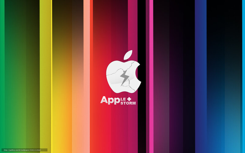 Cracked Apple Logo — Red, Vibrant, Digital Art