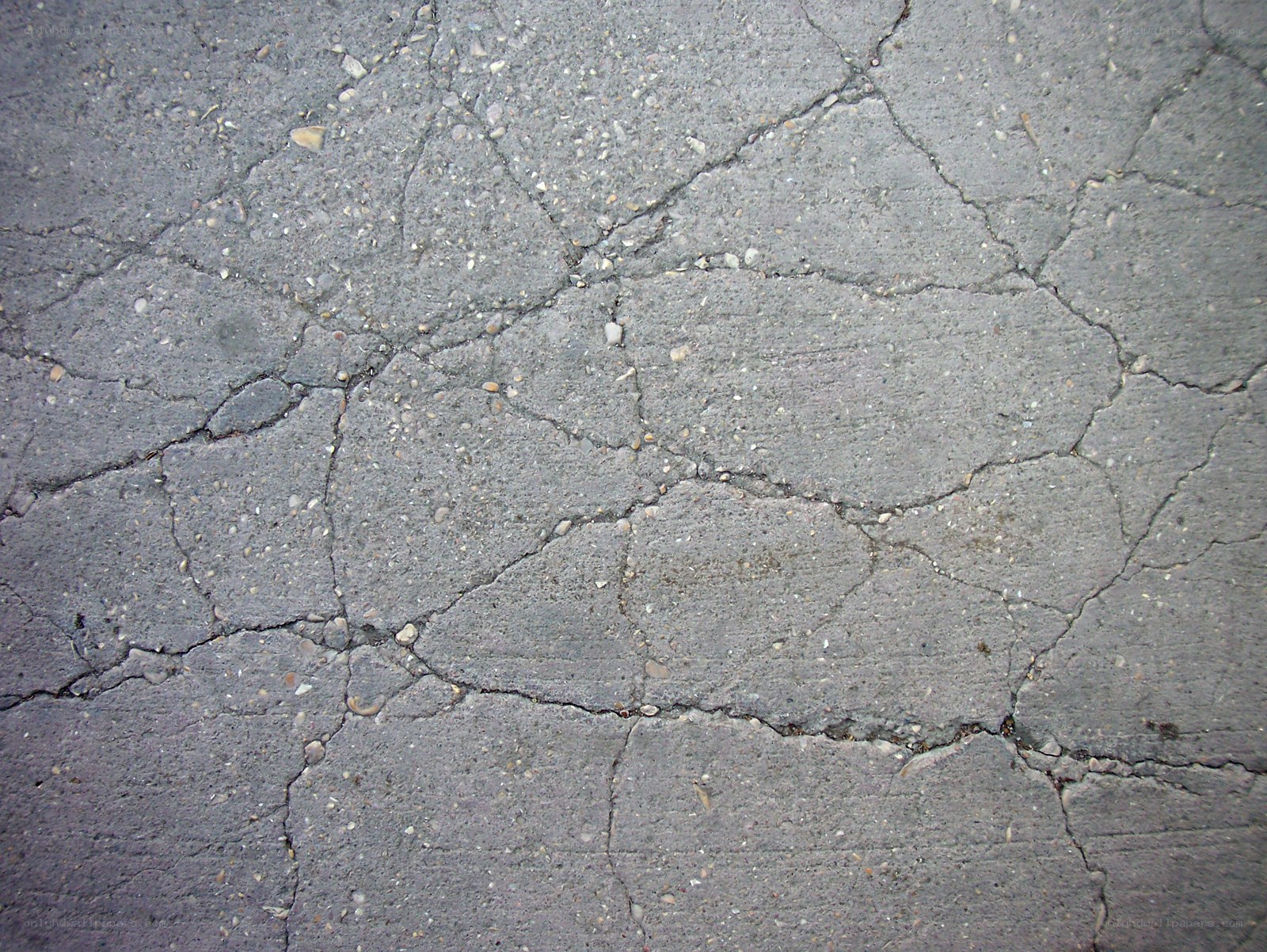 cracked asphalt surface