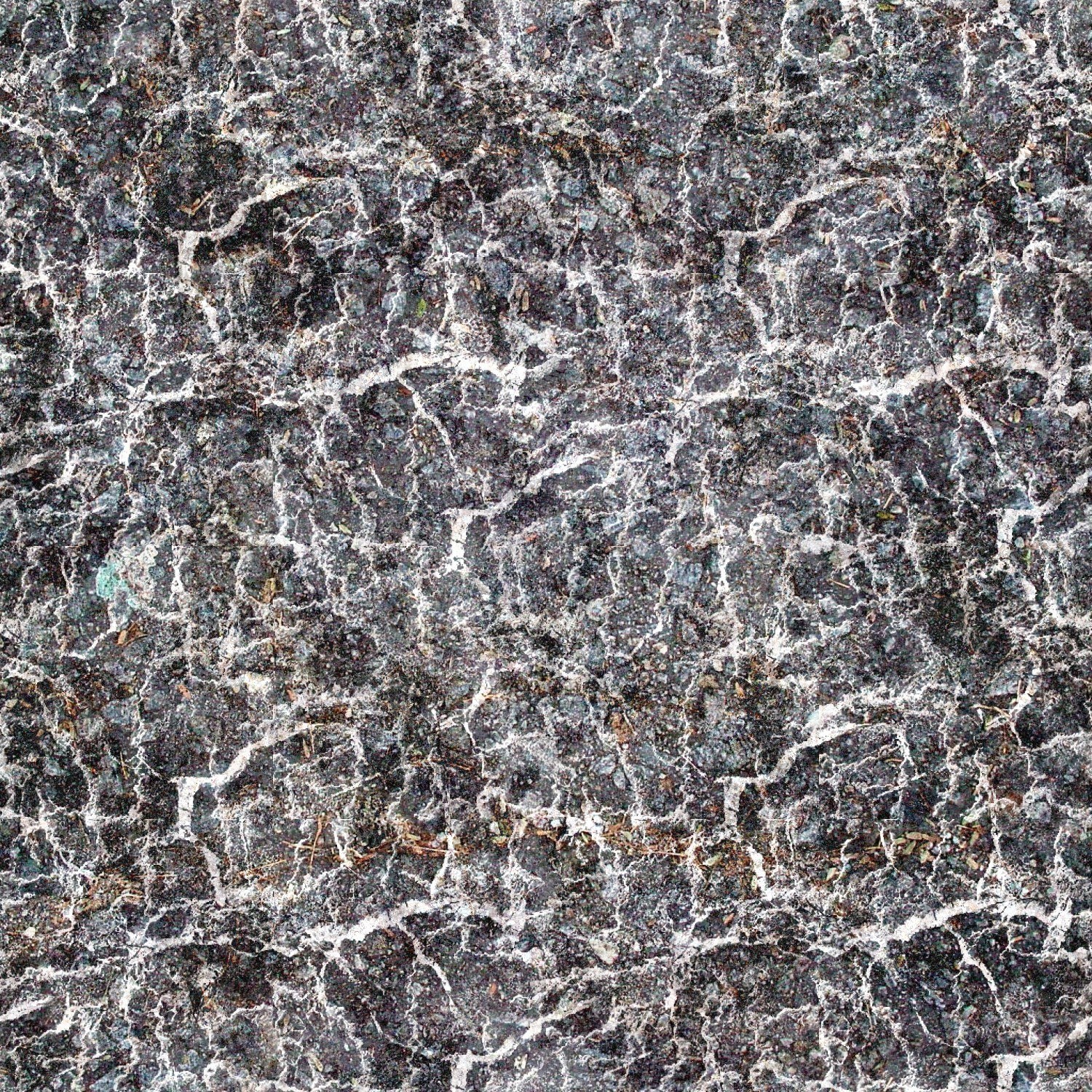 cracked asphalt surface