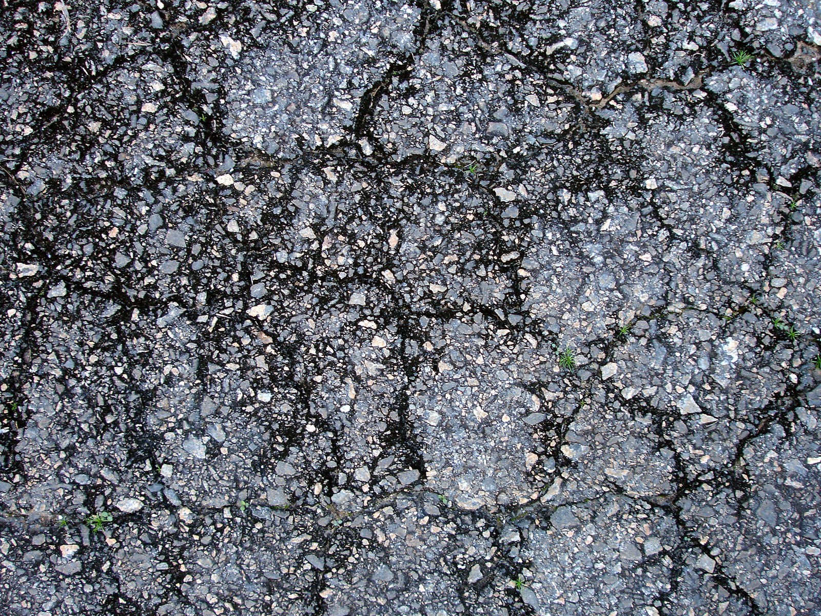 cracked asphalt surface