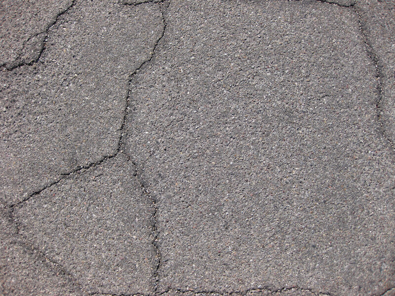 Cracked Asphalt Surface — Neutral