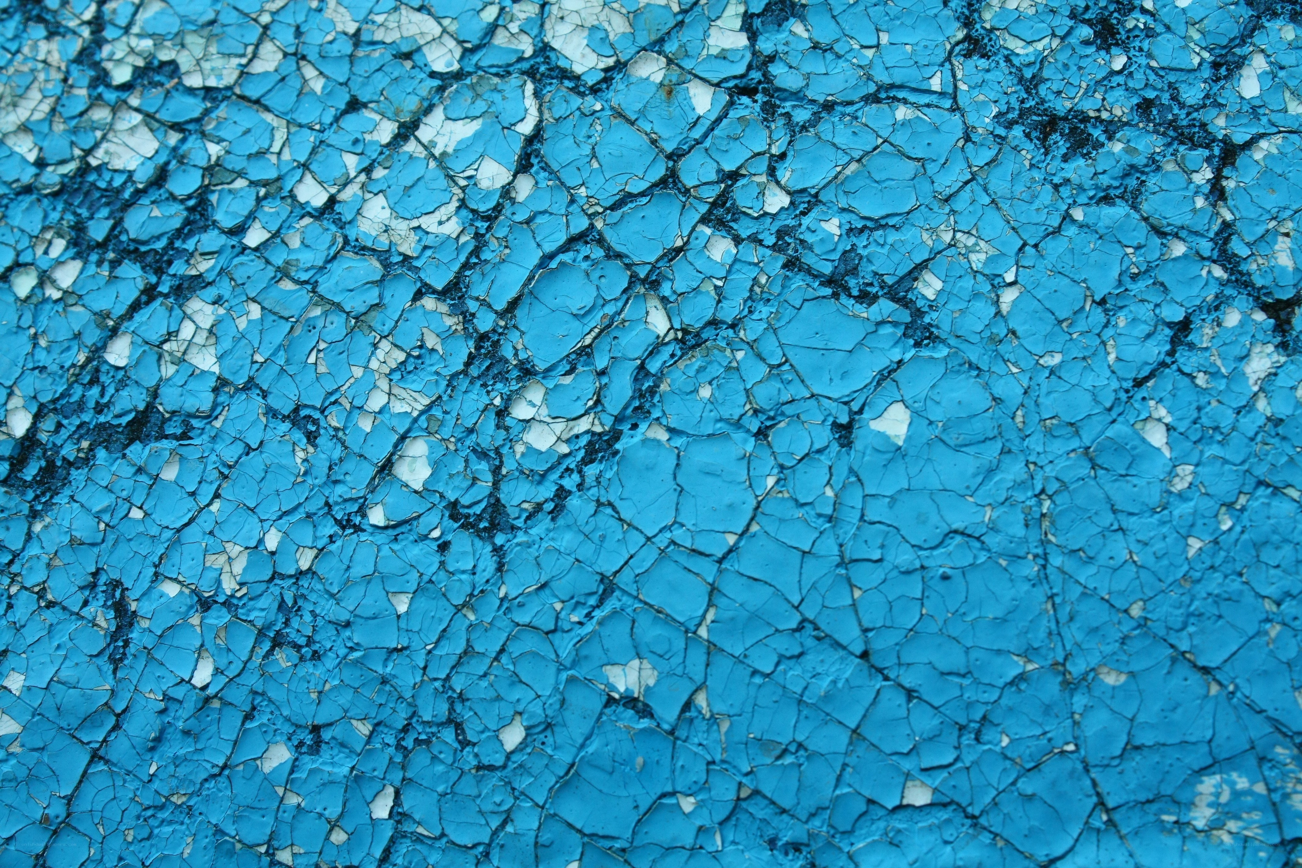 cracked blue paint texture
