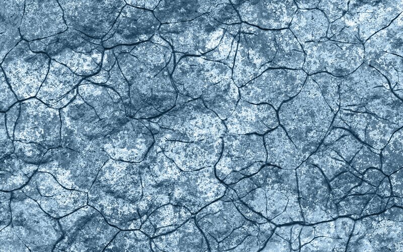 Cracked Blue Stone Surface