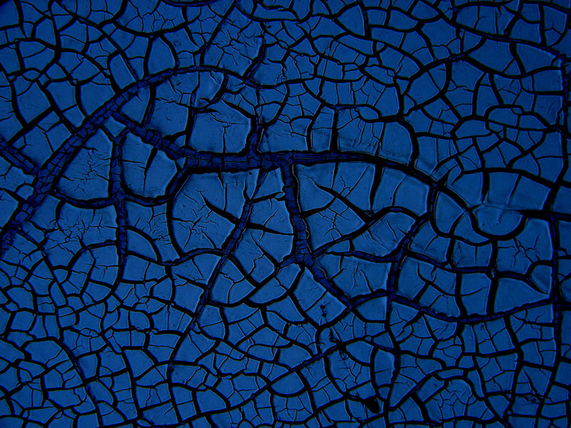 cracked blue surface texture