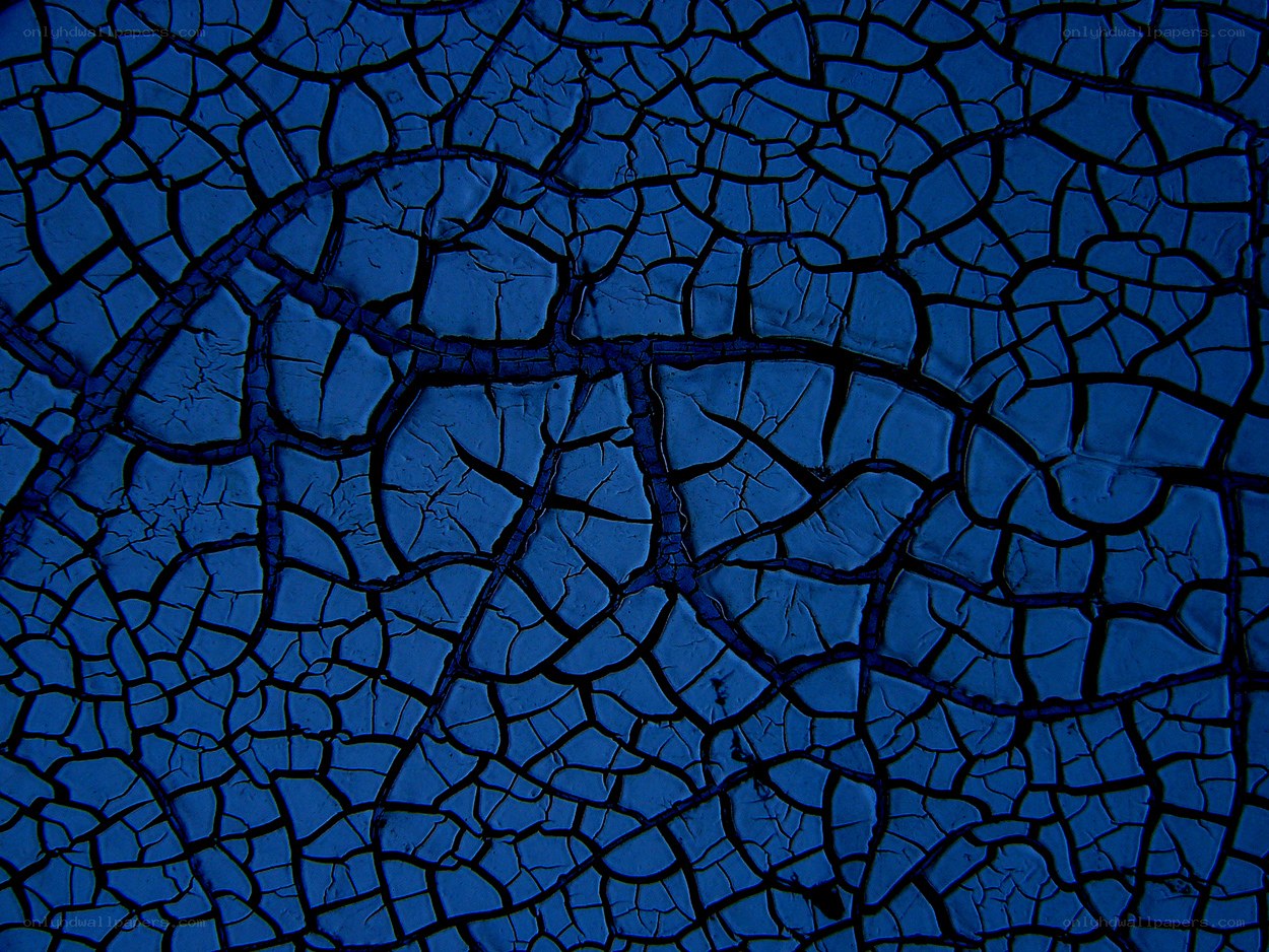 cracked blue surface texture