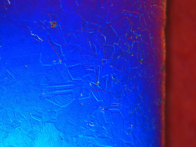 cracked blue surface texture
