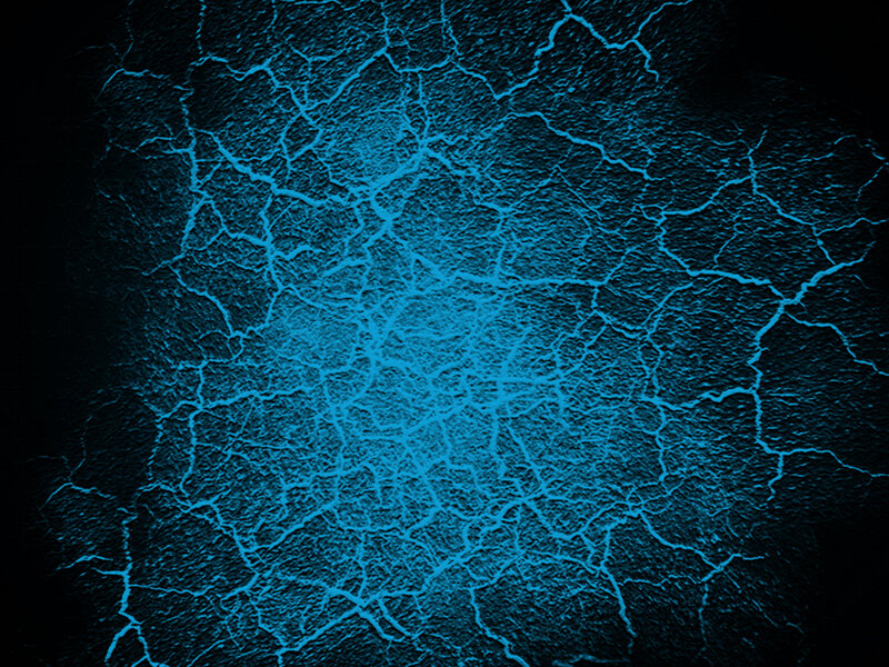 Cracked Blue Surface