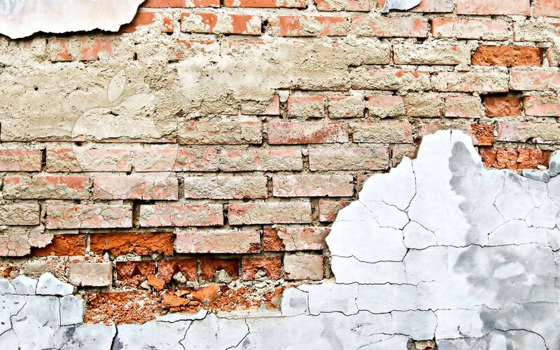 Cracked Brick Wall