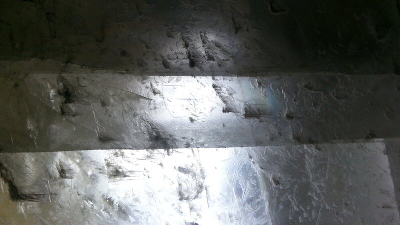 Cracked Concrete Ceiling