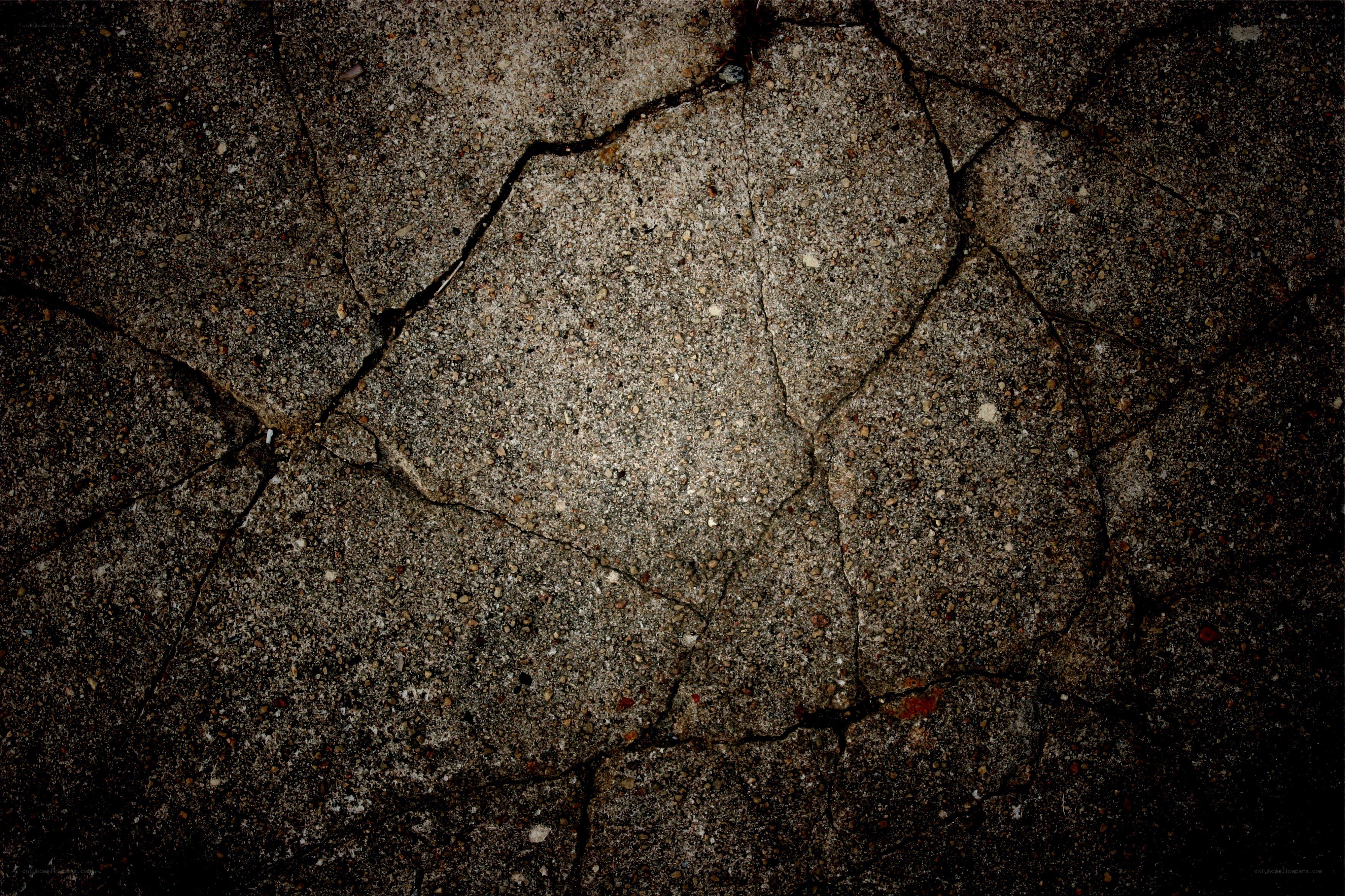 cracked concrete surface