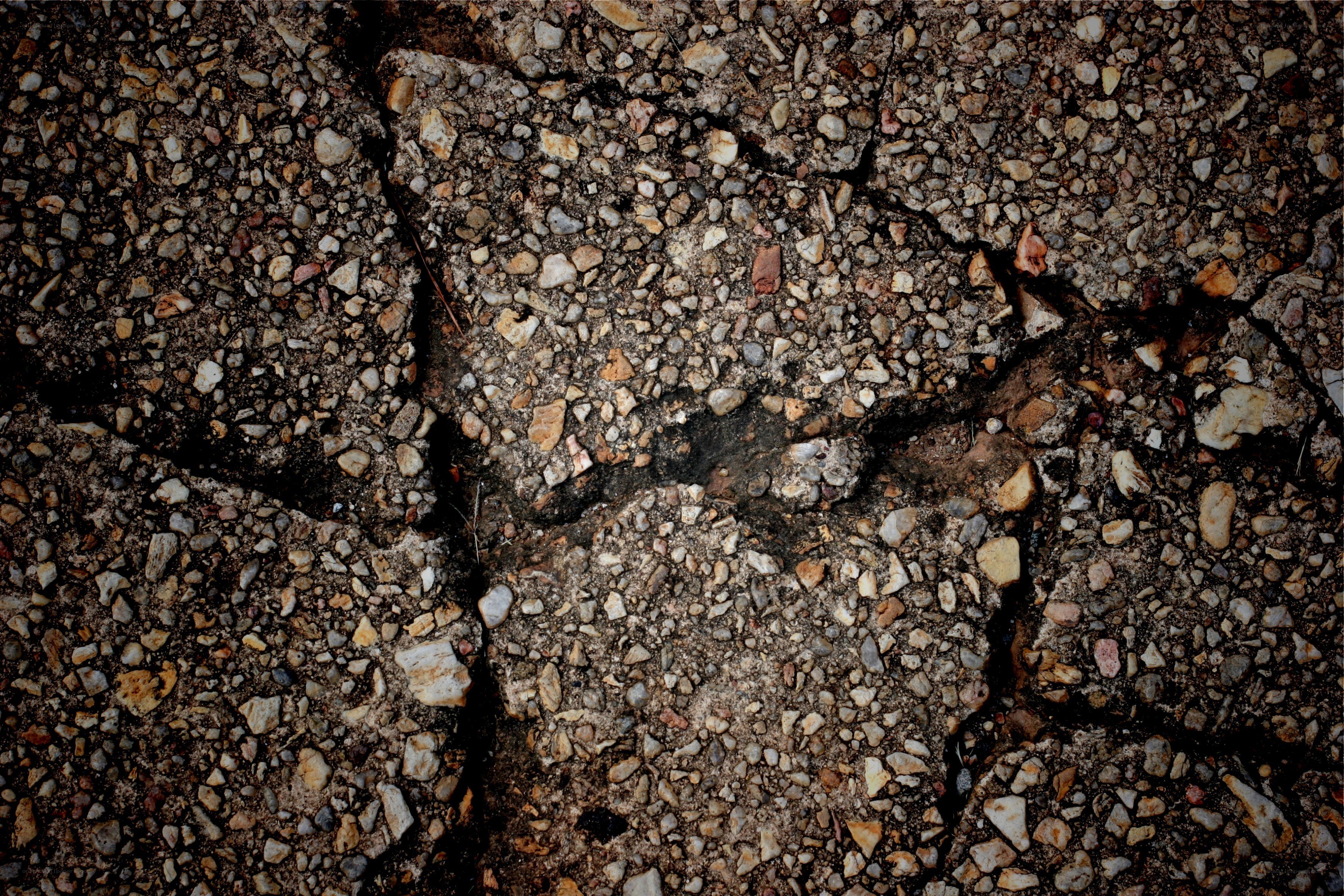cracked concrete surface