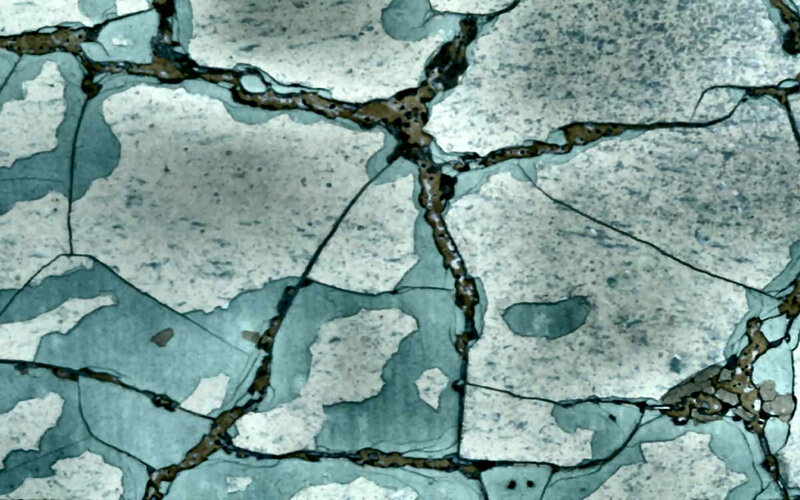 Cracked Concrete Surface — Gray