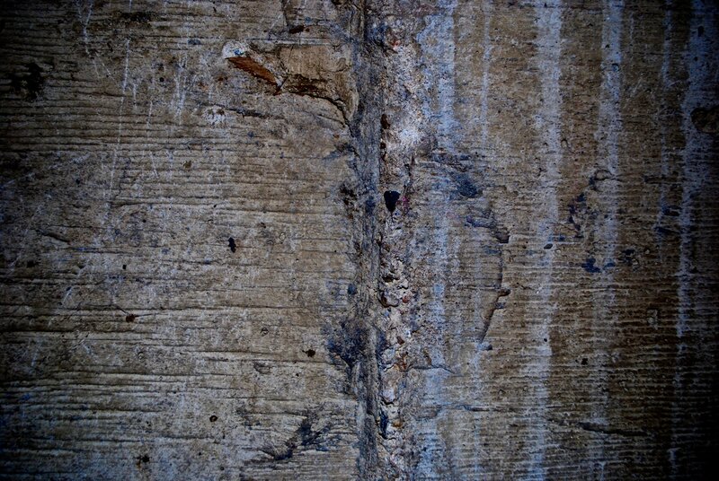 Cracked Concrete Wall — Gray, Dull, Photograph, Crack