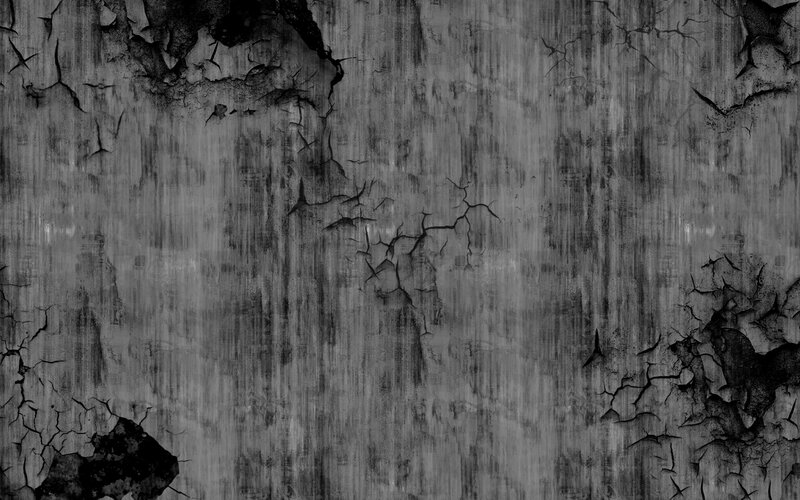 Cracked Concrete Wall — Gray, Gritty, Photograph, Cracks, Peeling