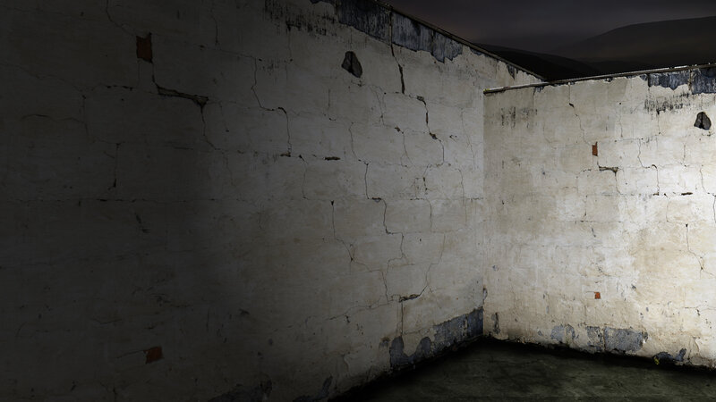 Cracked Concrete Walls
