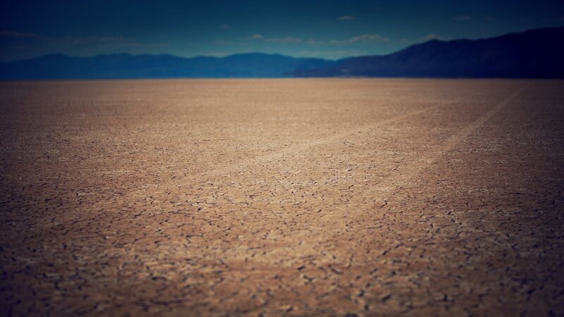 Cracked Desert Floor — Brown, Desolate