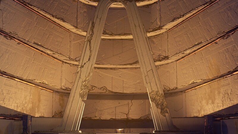 Cracked Dome Structure
