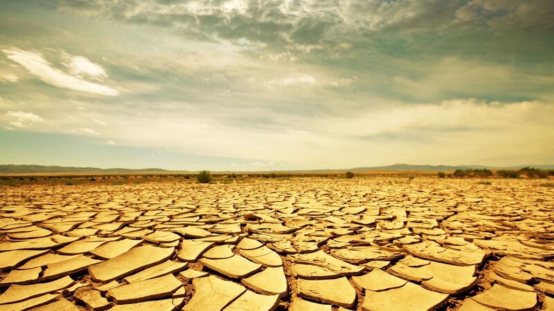 cracked dry earth landscape