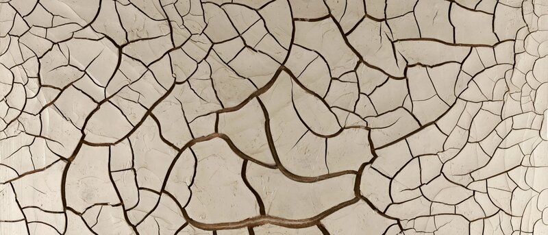 Cracked Dry Mud — Beige