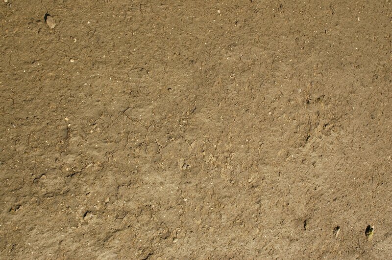 cracked dry soil surface