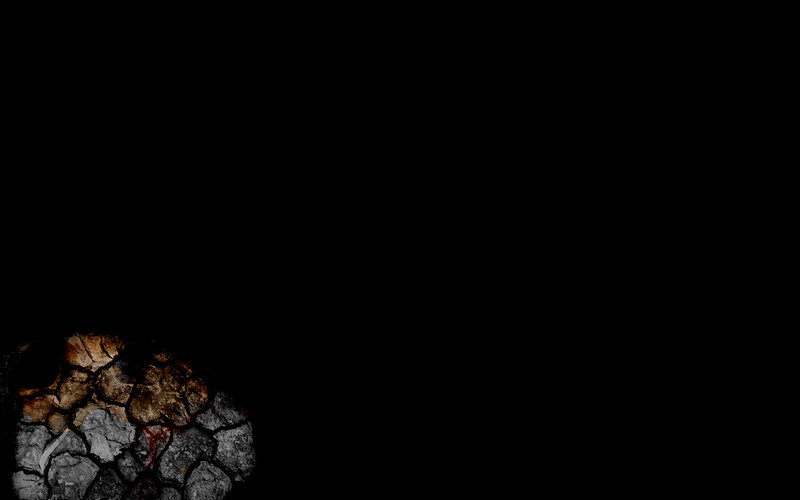 Cracked Earth Texture — Black