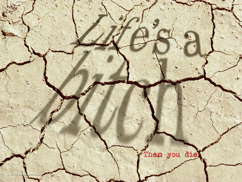 cracked earth with text
