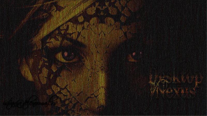 Cracked Face Portrait — Black