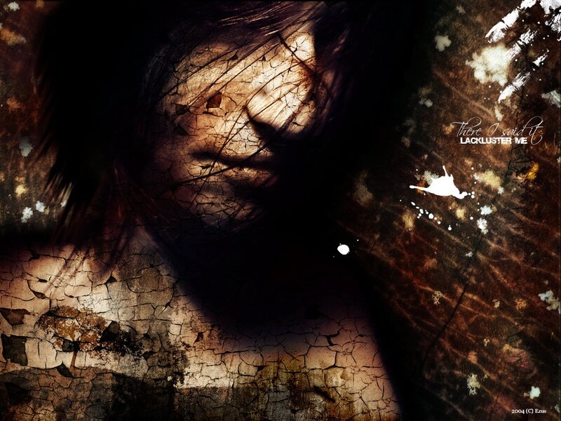 Cracked Face Portrait — Brown
