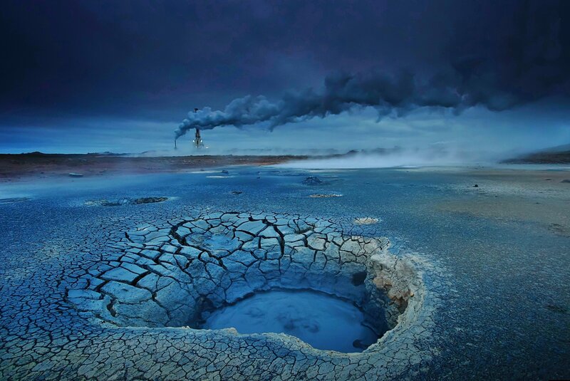 Cracked Geothermal Ground