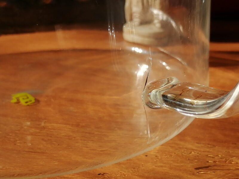 Cracked Glass Bowl