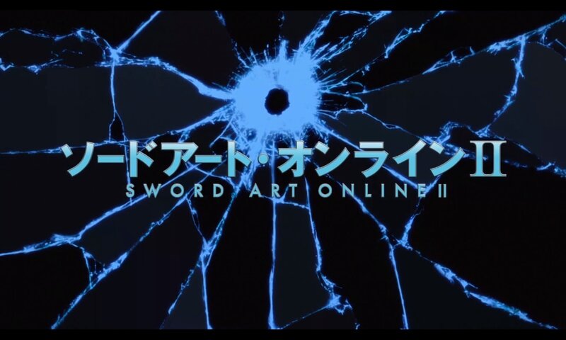 Cracked Glass with Text — Black