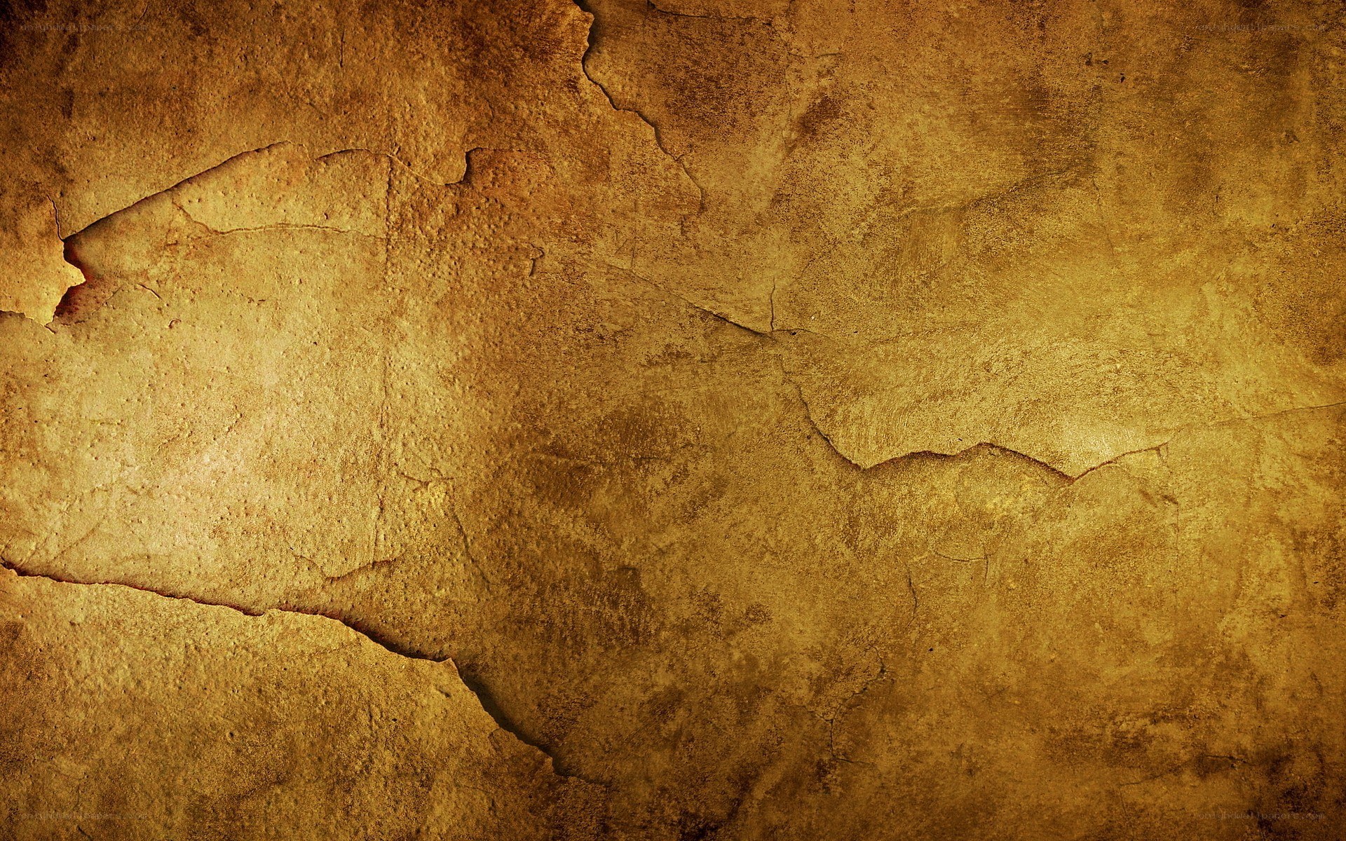 cracked golden wall texture