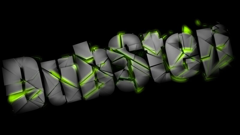 Cracked Green-lit Text