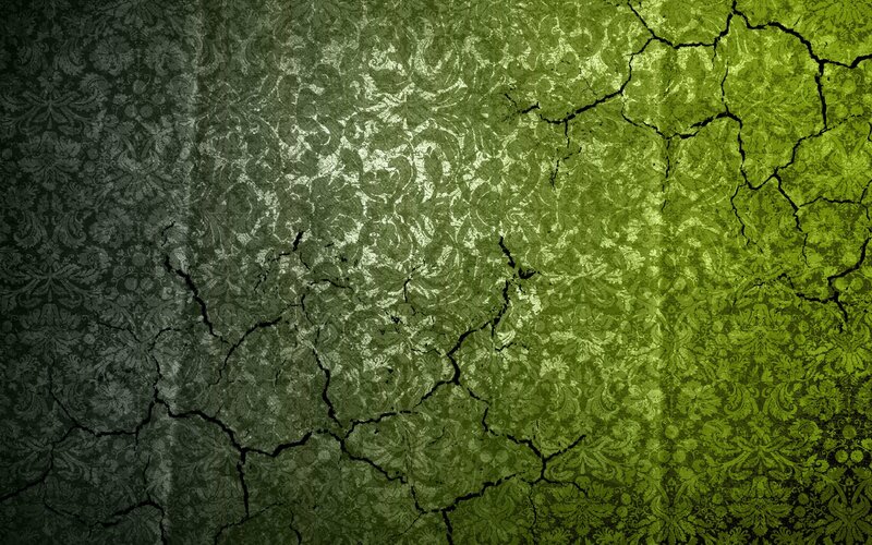 cracked green wallpaper texture