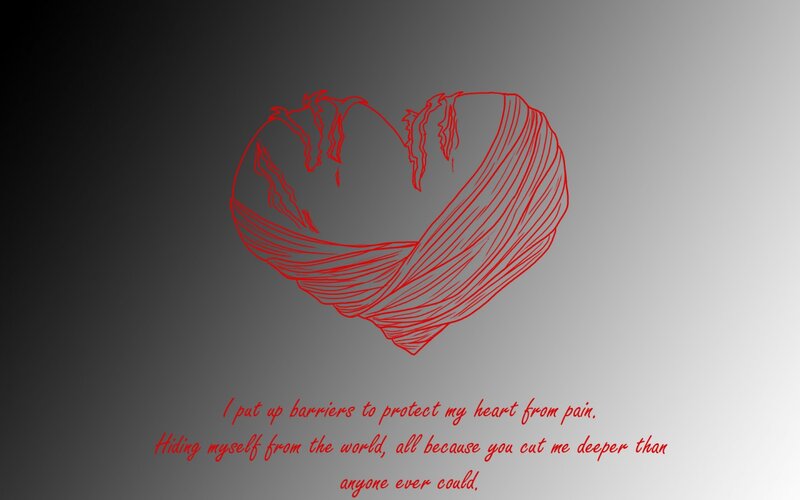 Cracked Heart Illustration