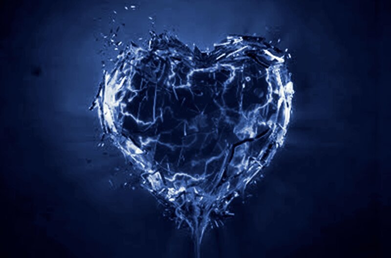 Cracked Heart Shape